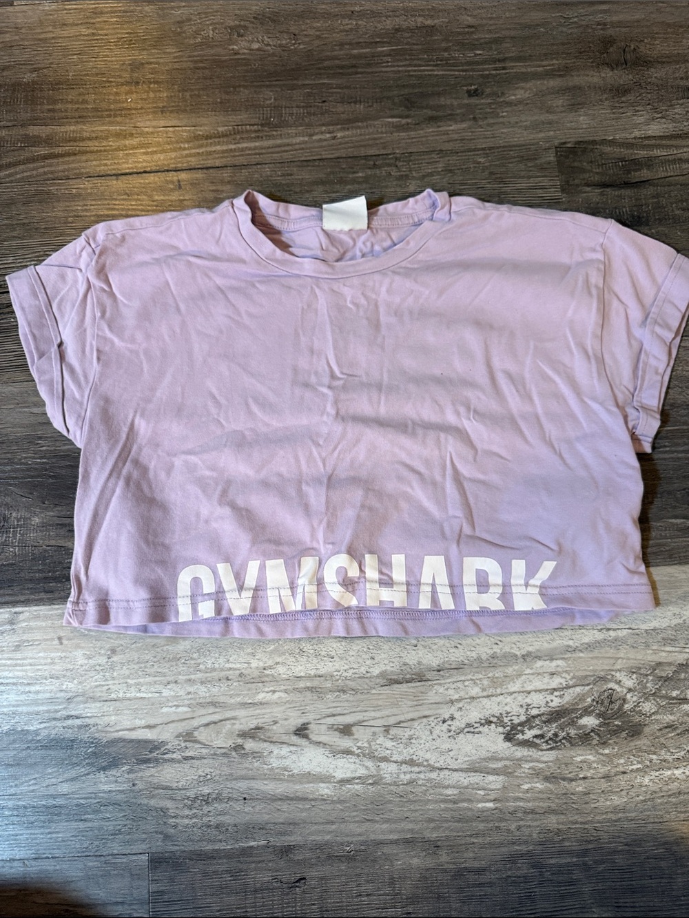 Lilac Gymshark crop top